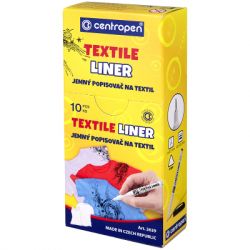 Маркер Centropen Textile Liner 2639 0.6-0.8 мм чорний (2639/01) - Картинка 2