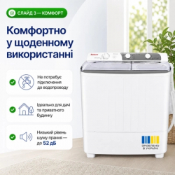 Стиральная машина Saturn ST-WK7605 Grey - Картинка 4
