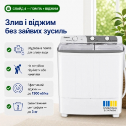 Стиральная машина Saturn ST-WK7605 Grey - Картинка 5