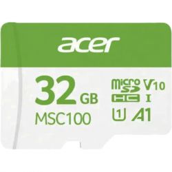 ����� ������ Acer 32GB microSD MSC100 /U1/ V10/A1 Read 100MB/s / Write 10MB/s (BL.9BWWA.335)