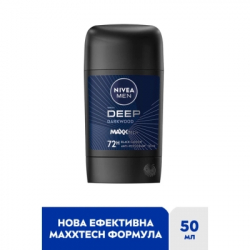 Антиперспірант Nivea MEN Deep Darkwood Black Carbon 72h Anti-Perspirant 50 мл (4006000098272) - Картинка 2