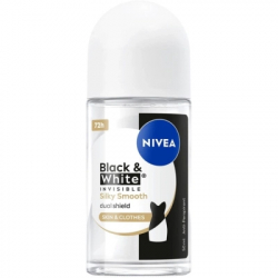 �������������� Nivea Black & White Invisible Silky Smooth Deodorant Roll-on 50 �� (4006000258522)