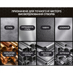 Свердло Alloid Base, корончате, твердосплавне, по металу, 12мм (TS-10012) - Картинка 9