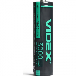 Акумулятор 18650 3000mAh Li-Ion, protect, color box/1шт Videx (18650-P/3000/1CB) - Картинка 3