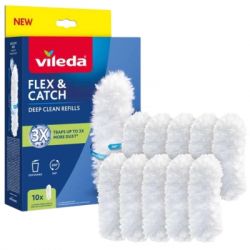 Щетка для уборки Vileda Flex & Catch Сменные насадки для щетки для пыли 10 шт. (4023103252486) - Картинка 1