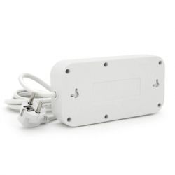 Сетевой фильтр питания Voltronic F09U, 3 роз EU, 4USB White (F09U-White) - Картинка 2