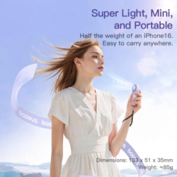 Вентилятор Xiaomi Baseus GoTrip-DT1 Nebula Purple (BASEUS-DT1) - Картинка 3