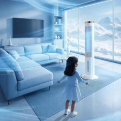 Вентилятор Xiaomi Jipin Smart Tower Fan 3 в 1 (JP-SLTS-02) - Картинка 2