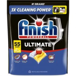 Таблетки для посудомоечных машин Finish Ultimate Лимон 55 шт. (5908252020997) - Картинка 1