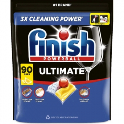 Таблетки для посудомоечных машин Finish Ultimate Лимон 90 шт. (5908252021017) - Картинка 1
