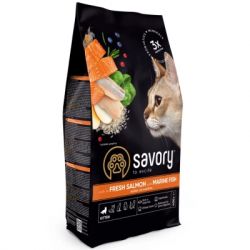 ����� ���� ��� ���� Savory Kitten rich in Fresh Salmon with Marine Fish 400 � (4820261921137)