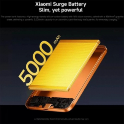 Батарея універсальна Xiaomi 5000mAh UltraThin Magnetic 15W Orange (BHR0975GL) - Картинка 7