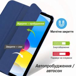 Чохол до планшета BeCover Tri Fold Hard Apple iPad 10.9" (2022/2024)/iPad (А16) 2025 11" Deep Blue (716119) - Картинка 5