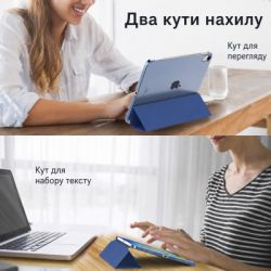 Чохол до планшета BeCover Tri Fold Hard Apple iPad 10.9" (2022/2024)/iPad (А16) 2025 11" Deep Blue (716119) - Картинка 6