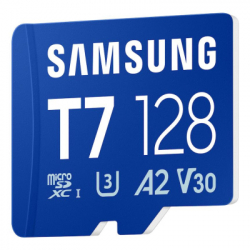 Карта пам'яті Карта пам'яті Samsung 128GB microSDXC class 10 UHS-I U3 V30 A2 T7 (MB-MB128T/WW) - Картинка 3