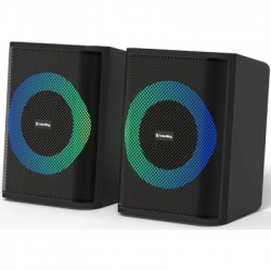 ������� ColorWay "PulseRing 2.0", Black, 6 �� (2x3 ��), 3.5 ��, RGB ���������, ������� �� USB (1.35 �) (CW-SPU04BK) - �������� 1