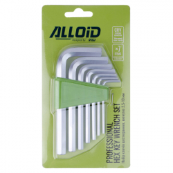 Ключ Alloid шестигранний, вигнутий, 7шт., 2.5-10мм (HS-0712) - Картинка 2