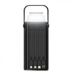Батарея універсальна XO 30000mAh, PD/20W, QC/22,5W, Lamp, black (XO-PR285) - Картинка 3
