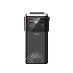 Батарея універсальна XO 30000mAh, PD/20W, QC/22,5W, Lamp, black (XO-PR285) - Картинка 5