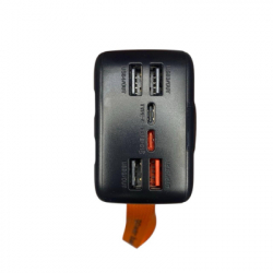 Батарея універсальна XoKo 30000mAh, 22,5W, PD, QC, black (WK-CK-018) - Картинка 10