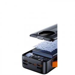 Батарея універсальна XoKo 30000mAh, 22,5W, PD, QC, black (WK-CK-018) - Картинка 8