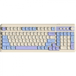 ��������� ���������� Aula S99, White/Purple, Bluetooth / 2.4 GHz / USB, RGB �����������, 99 �����, EN/UA (6948391209906)