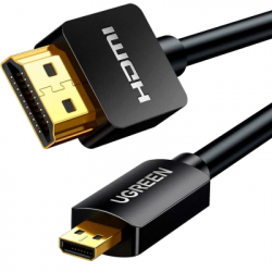 ������ �������������� HDMI M to HDMI micro M 1.0m 4K HD127 black Ugreen (30148) - �������� 2