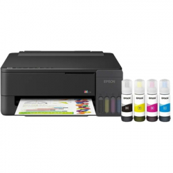 Принтер струйный цветной A4 Epson EcoTank L1350, Black, WiFi, 5760х1440 dpi, до 33/15 стр/мин, USB, встроенное СНПЧ, чернила Epson 103 (C11CL65404) - Картинка 3