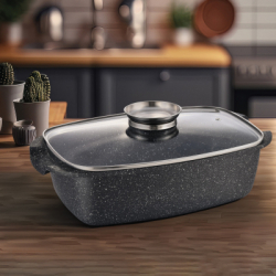 Жаровня Gusto покриття Marble 5,5 л (GT-2504-32) - Картинка 5