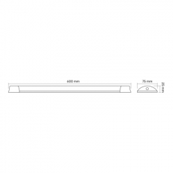Світильник TITANUM 18W 0.6М 6500K (TL-BN-18066) - Картинка 5