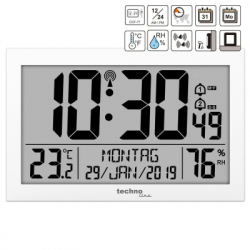 Настінний годинник Technoline White (WS8016 weiss) (DAS303936) - Картинка 2