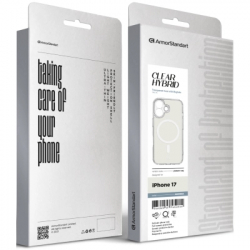 Чохол до мобільного телефона Armorstandart Clear Hybrid MagCase Apple iPhone 17 Gardenia (ARM91738) - Картинка 3