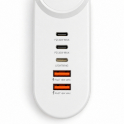 Зарядний пристрій XoKo 2xUSB QC 18W + 2xUSB-C PD35W (XK-QC-505) - Картинка 3