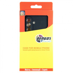 Чохол до мобільного телефона Dengos Carbon Cover + Glass Samsung Galaxy A27 Black (DG-KM-205) - Картинка 3