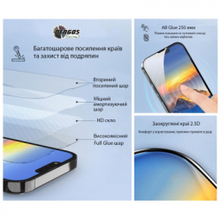 Чохол до мобільного телефона Dengos Carbon Cover + Glass Samsung Galaxy A27 Black (DG-KM-205) - Картинка 6