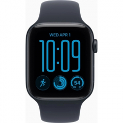 Смарт-годинник Apple Watch SE 3 2026 GPS 44mm Midnight Aluminium Case with Navy Blue Sport Band - S/M (MJL74RK/A) - Картинка 2