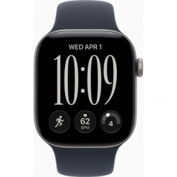 Смарт-годинник Apple Watch Series 12 GPS 42mm Space Grey Aluminium Case with Navy Blue Sport Band - S/M (MJE74RK/A) - Картинка 2