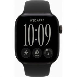 Смарт-годинник Apple Watch Series 12 GPS 42mm Black Aluminium Case with Black Sport Band - S/M (MJEA4RK/A) - Картинка 2