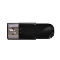 USB   PNY flash 64GB Attache4 Black USB 2.0 (FD64GATT4-EF)