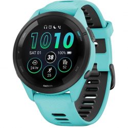 Смарт-годинник Garmin Forerunner 265 Black Bezel with Aqua Case and Aqua/Black Silicone Band (010-02810-12) - Картинка 11