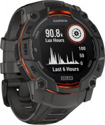 �����-�������� Garmin Instinct 3 50mm Solar Black with Charcoal Silicone Band (010-02935-40) - �������� 2