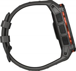 �����-�������� Garmin Instinct 3 50mm Solar Black with Charcoal Silicone Band (010-02935-40) - �������� 5