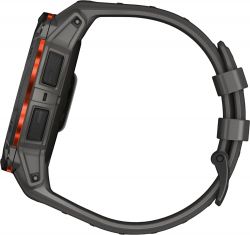 �����-�������� Garmin Instinct 3 50mm Solar Black with Charcoal Silicone Band (010-02935-40) - �������� 6