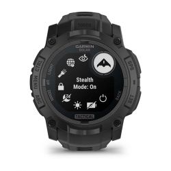 Смарт-годинник Garmin Instinct 3 50mm Tactical Solar Black with Charcoal Silicone Band (010-02935-90) - Картинка 3