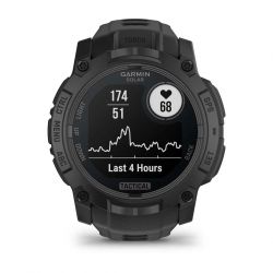 Смарт-годинник Garmin Instinct 3 50mm Tactical Solar Black with Charcoal Silicone Band (010-02935-90) - Картинка 6