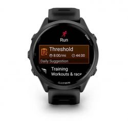 - Garmin Forerunner 570 47mm Slate Gray with Black/Translucent Black Silicone with Slate Buckle (010-02971-40) -  2