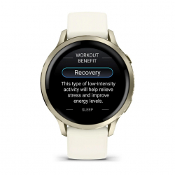 �����-�������� Garmin Venu 4 41mm Luna Gold with Bone Silicone (010-03013-40) - �������� 5