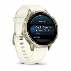 �����-�������� Garmin Venu 4 41mm Luna Gold with Bone Silicone (010-03013-40) - �������� 8
