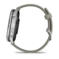 Смарт-годинник Garmin Venu 4 45mm Silver Bezel with Silver Gray Silicone Band (010-03014-01) - Картинка 2