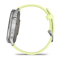 Смарт-годинник Garmin Venu 4 45mm Silver Bezel with Citron Silicone Band (010-03014-02) - Картинка 3